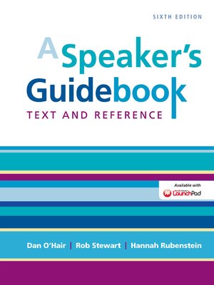 cover image of A Speaker's Guidebook